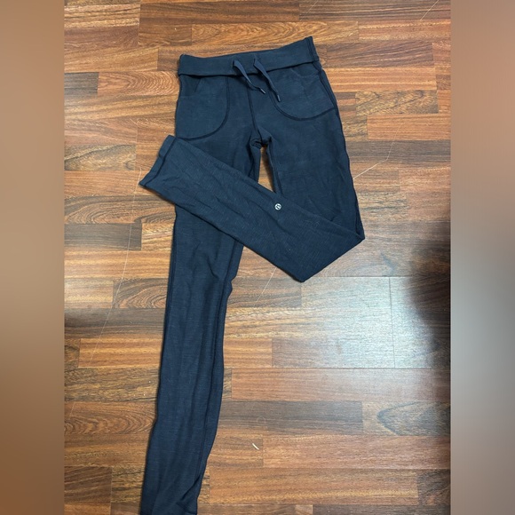 Navy Blue Lululemon Skinny Will Pants - Picture 2 of 3